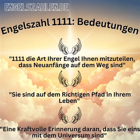 1111 engelszahl|1111 Engelszahl: Ein Versprechen für neue Anfänge